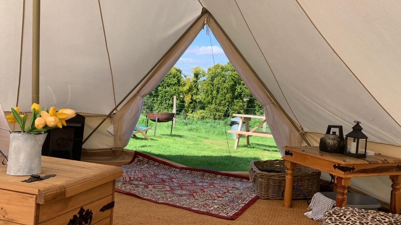 Home Farm Radnage Glamping Bell Tent 6, With Log Burner And Fire Pit High Wycombe Exterior photo